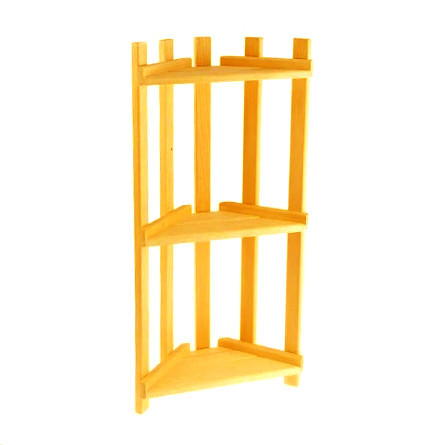 Угловая настенная полка 