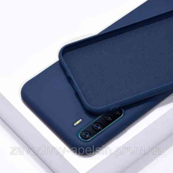 Oppo A91 Reno 3 силиконовый чехол (синий) Одесса