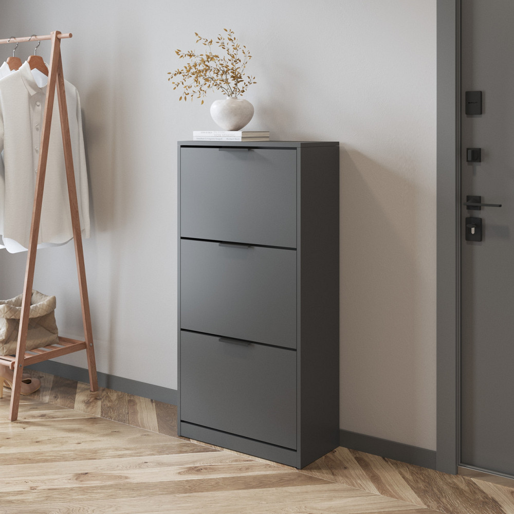 Тумба для взуття VAYS, в передпокій M-45 Антрацит Львів - фото 1