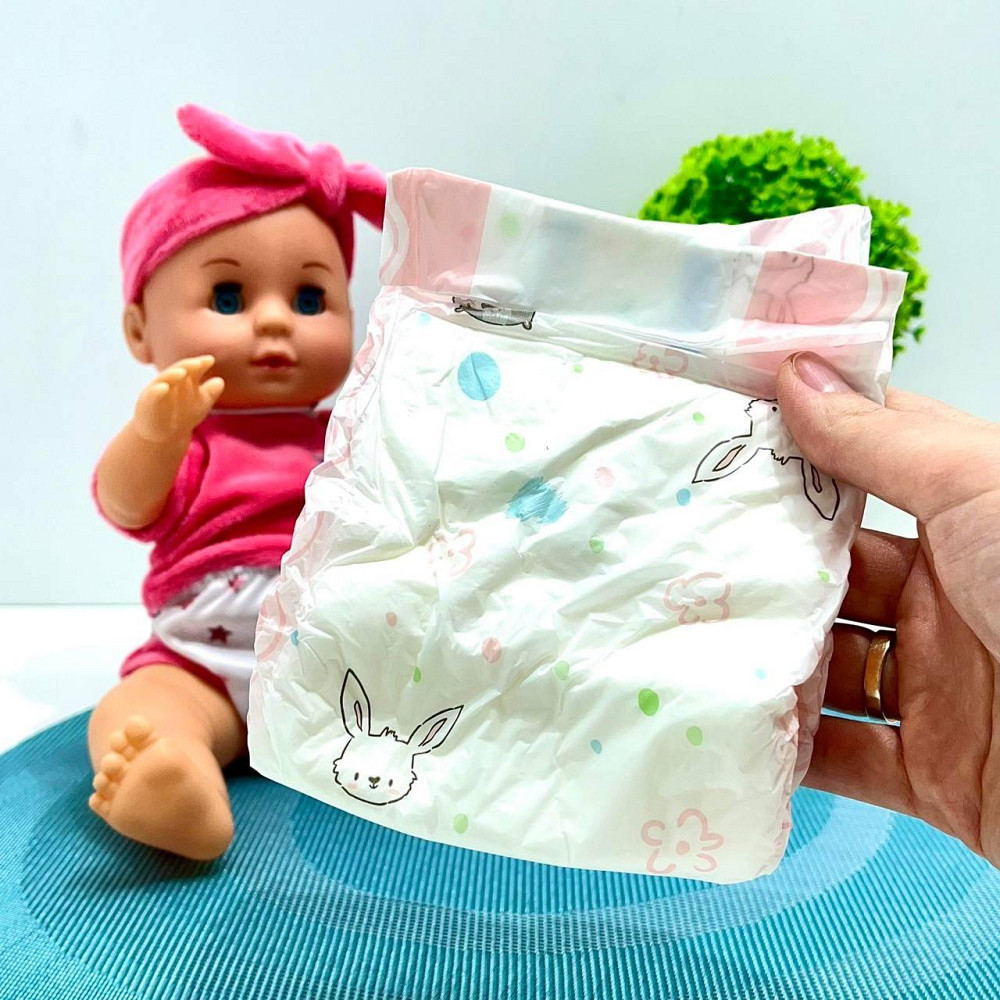 Пупс функціональний висота 30см п'є з пляшечки ходить на горщик пляшка соска підгузник Рожевий (YL2430L-E-C-DM-UA) Чернігів - фото 9
