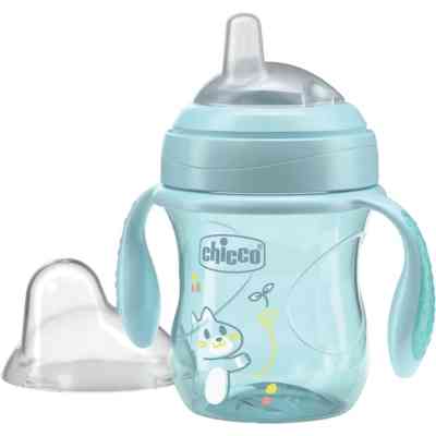 Поїльник-непроливайка Chicco Transition Cup 200 мл. від 4 місяців (блакитна) (06911.25) Вінниця