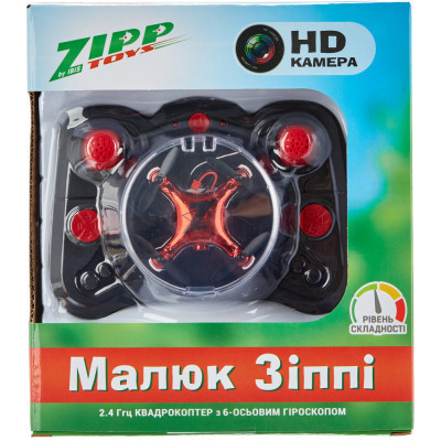 Радіокерована іграшка ZIPP Toys Квадрокоптер з камерою Малюк Zippi з дод.акумулятором, черво (CF922 red) Вінниця - фото 7