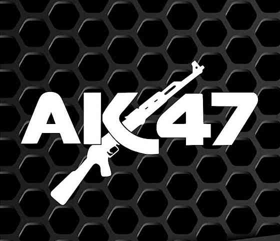 Виниловая наклейка на авто и любую поверхность в Любых размерах  - АК 47 Черновцы