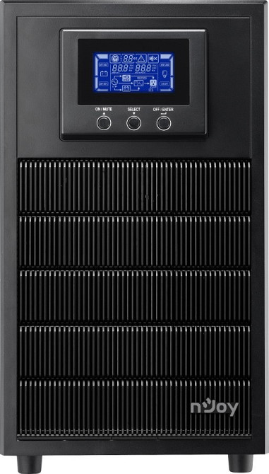 ДБЖ NJOY Aten Pro 3000 (PWUP-OL300AP-AZ01B), Online, 4 x Schuko, USB, LCD, метал Чорний Харьков - изображение 1
