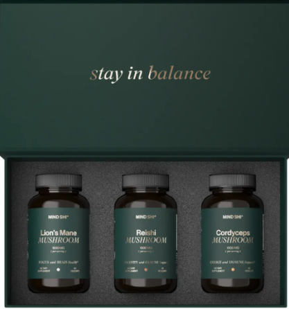 Греби рейши, эжовик гребенчатый, кордицепс MIND SHI Mushroom Premium Box Киев