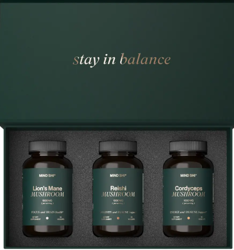 Греби рейши, эжовик гребенчатый, кордицепс MIND SHI Mushroom Premium Box Киев - изображение 1