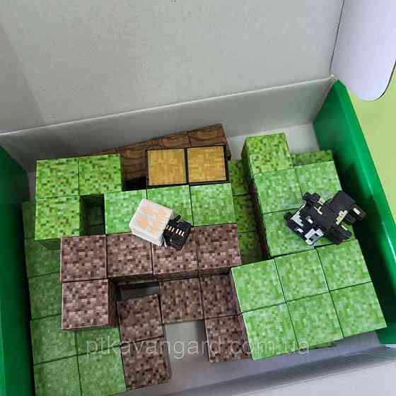 Конструктор магнітний майнкрафт 66 магнітних блока дерево на землі Dream World LZCK 041 Хмельницький