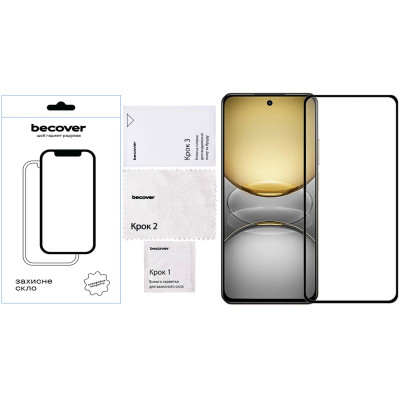 Скло захисне BeCover Realme C75 Black (713034) Вінниця - фото 5