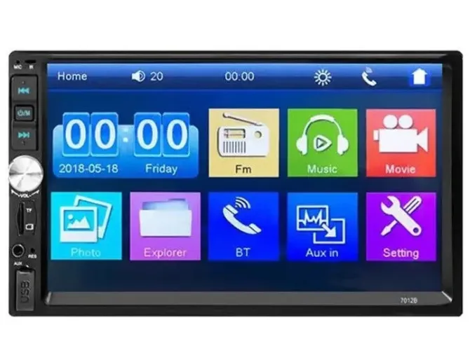 Автомагнітола 2Din 7709A з екраном 8'' Android 2+32GB, Bluetooth, CarPlay, GPS, Wi-Fi мультимедіа це Київ - фото 1