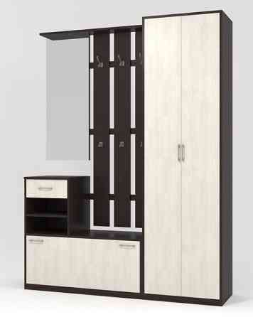 Прихожая Соло-3, Венге Магия/Дуб Шамони Светлый, 1600/400/2100 Львов