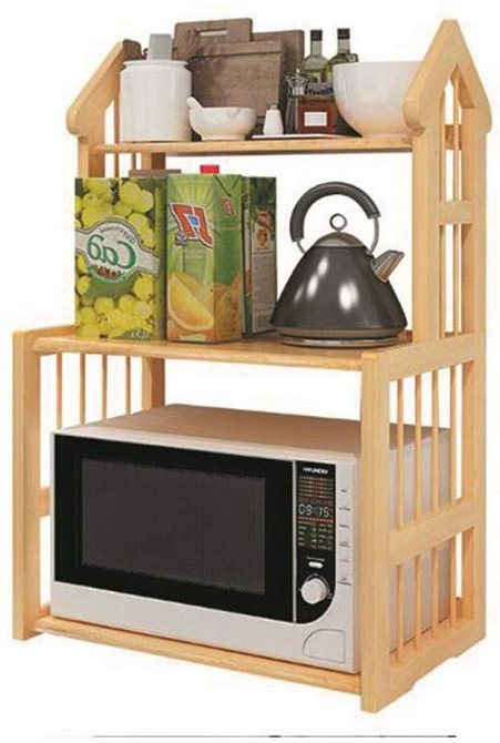 Етажерка для мікрохвильовки "Хівані 3" ваніль Миколаїв - фото 2