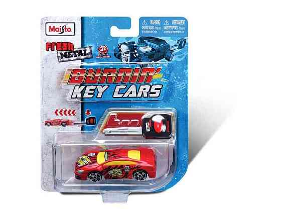 Машинка інерційна Burnin Key Cars Ass, 15101 в асортименті ТМ MAISTO Київ