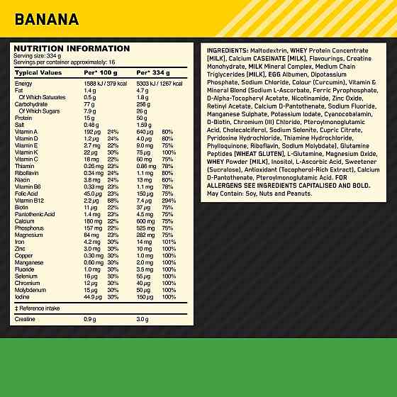 Serious Mass 5455g (Banana) EU Луцьк