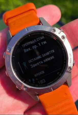 Смарт-Часи ТОП! Garmin Fenix 6 Sapphire Titanium 47mm Київ
