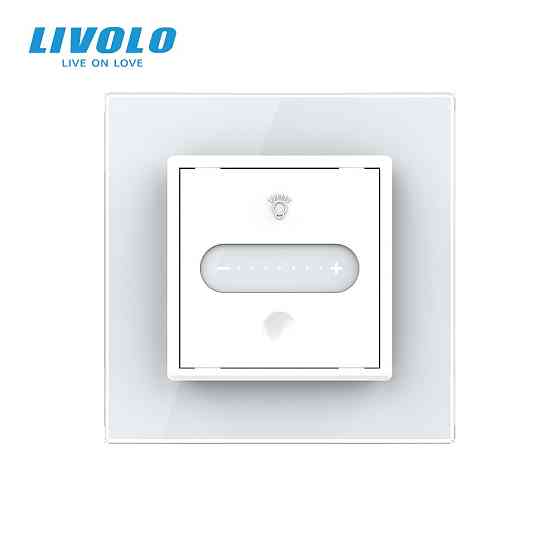 LIVOLO Розумний сенсорний прохідний/перехресний димер EC Livolo білий (VL-C7FC1SDZ2-2WP) Коломия