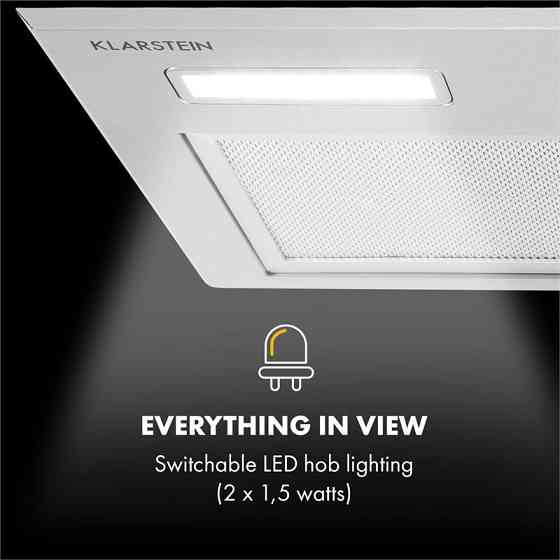 Вбудована витяжка Simplica 52 см. Витяжне повітря: 400 м3/год Світлодіод із неіржавкої сталі 52 см. (Німеччина, Рівне