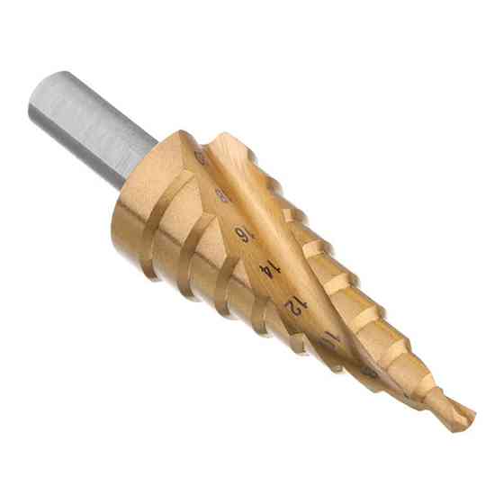 Свердло ступінчасте по металу, спіральне, 4-20 мм INTERTOOL SD-5834 Киев