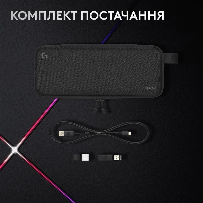 Клавіатура Logitech G PRO X 60 TKL GX Optical Tactile White (920-011930) Білий Харьков - изображение 9