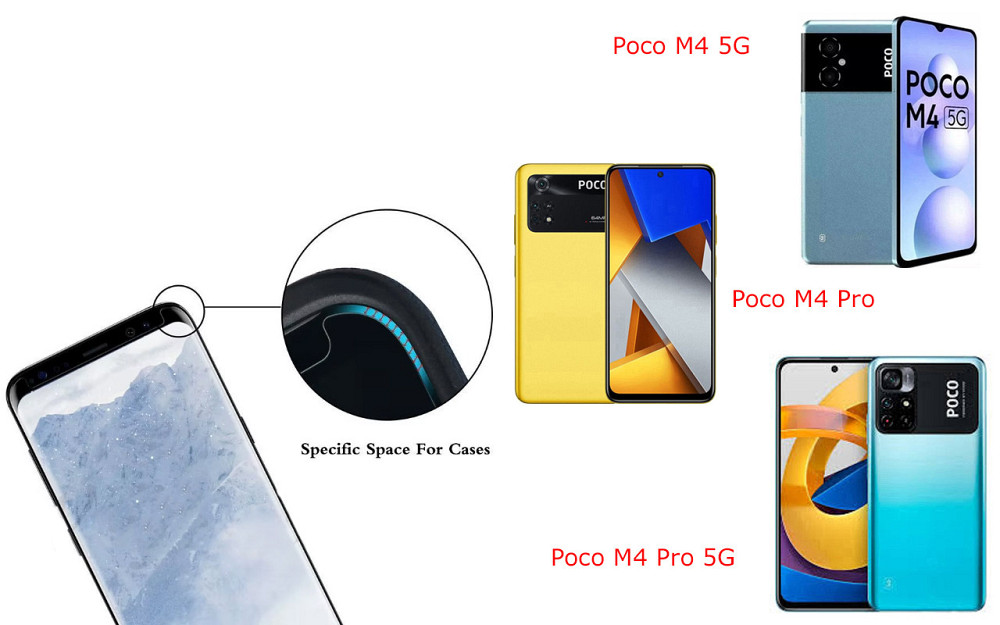 Захисне скло HyperGlass Pro для Poco M4 5G, Poco M4 Pro, Poco M4 Pro 5G – максимальна чутливість та захист Київ - фото 3