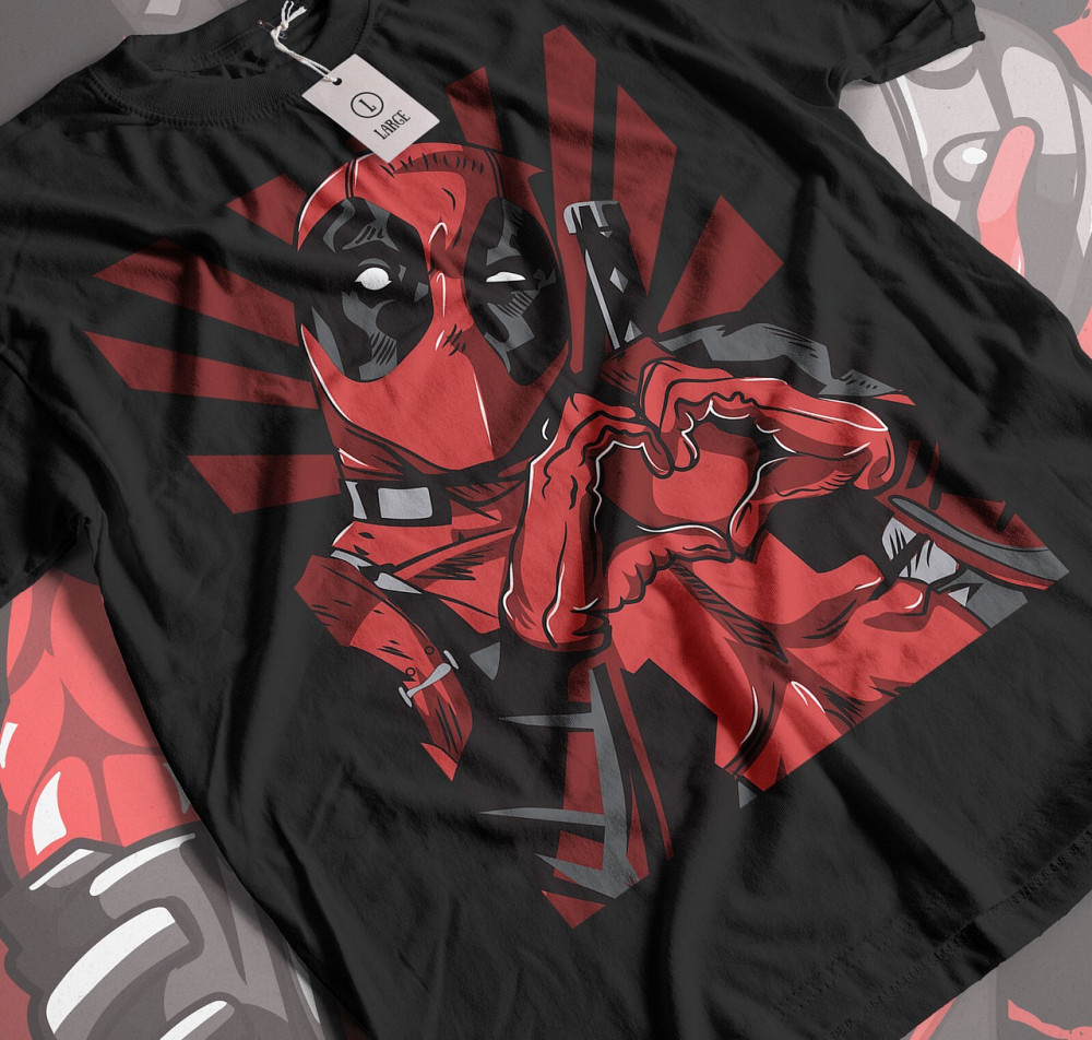 Футболка з аніме принтом Суперхеро Біртхдай Суперхеро Гіфт оверсайз (S/M/L) Чорний AnimeJ1091 Дніпро - фото 6