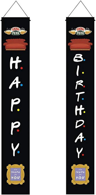 Банер до дня народження в стилі Друзі 17896 Луцк - изображение 1