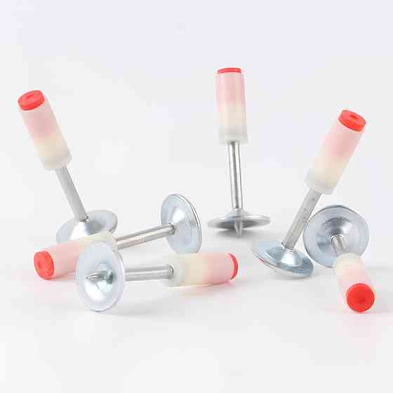 100шт Монтажні цвяхи піроксилінові 7,3x27мм, шайба 16мм / Цвяхи для ручного цвяхозабивного пістолета Київ