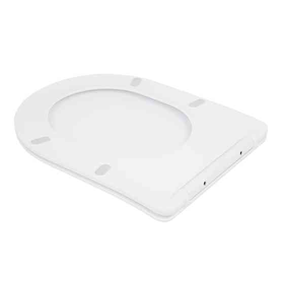 Qtap Сиденье для унитаза (Robin 520,660, Scorpio 520,660) 460x362x50 мм, White, с микролифтом, Slim Duroplast, Quick Release Киев