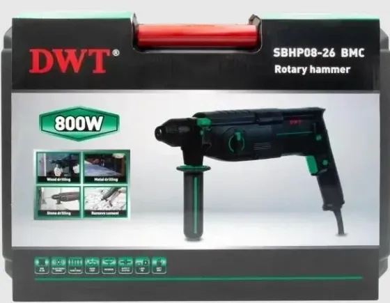 Перфоратор DWT SBHP08-26 BMC 800 Вт 2.8 Дж з кейсом Коломия