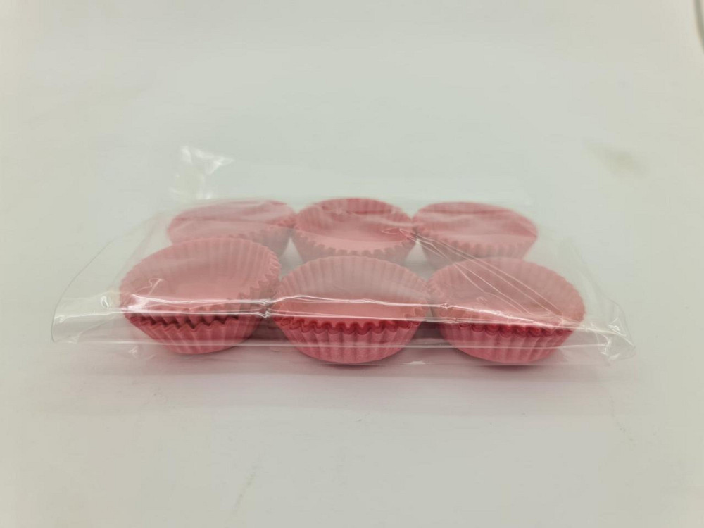 Тартолетка для кексів "Кругла рожева"D30 H9,5 (100шт)/3а/ (1 уп.) Харків - фото 4