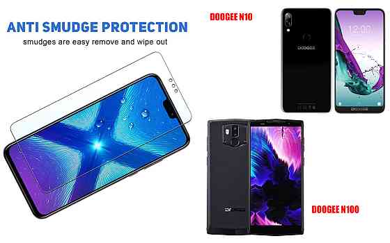 Защитное стекло NeoGlass для DOOGEE N10, DOOGEE N100 – ультрапрозрачное и устойчивое Киев