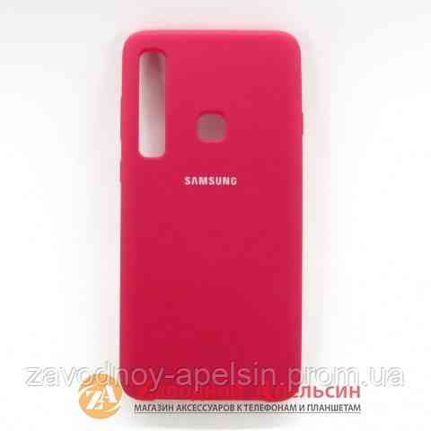 Samsung A9 2018 чохол мікрофібра Silicone cover marsala Одеса
