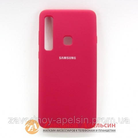 Samsung A9 2018 чохол мікрофібра Silicone cover marsala Одеса - фото 2
