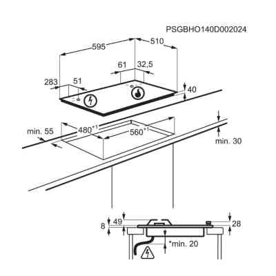 Варочна поверхня Electrolux EGH6343RON Вінниця