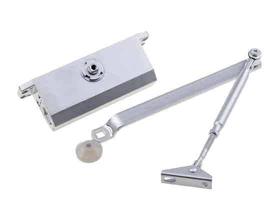 Доводчик двери 25-45 кг SEVEN DC-7741HP silver (механизм фиксации дверей) Киев