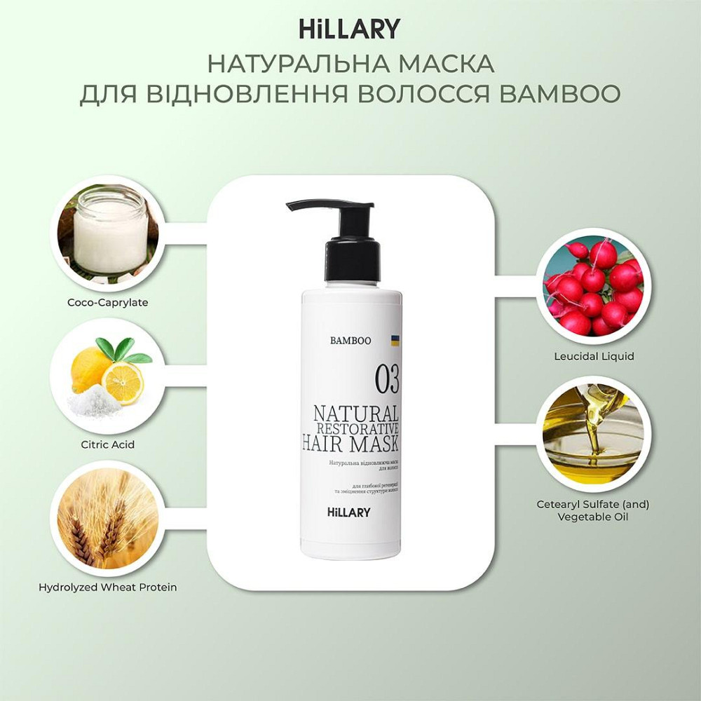 Комплекс Hop Cones & B5 Hair Growth Invigorating + Натуральная маска Bamboo Киев - изображение 4
