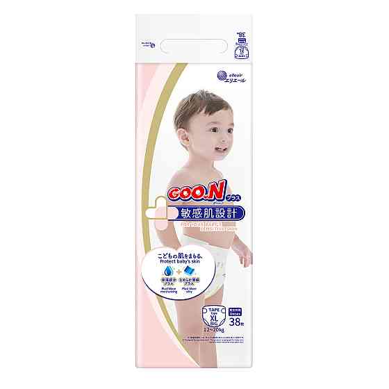 Підгузки Goo.N Plus для дітей (розмір 5(XL), 12-20 кг, 38 шт) Дніпро