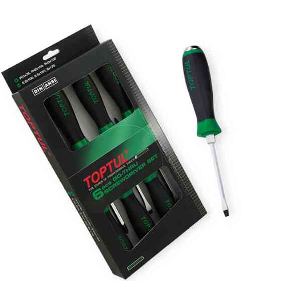 Набор отверток ударных 6 шт под ключ SL5.5,6.5,8 PH1,2,3 Мукачево