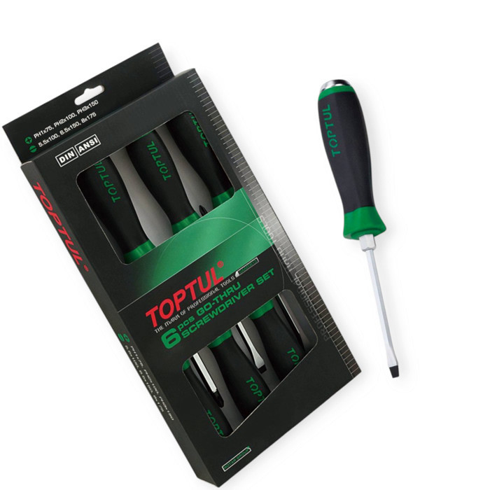 Набор отверток ударных 6 шт под ключ SL5.5,6.5,8 PH1,2,3 Мукачево - изображение 1