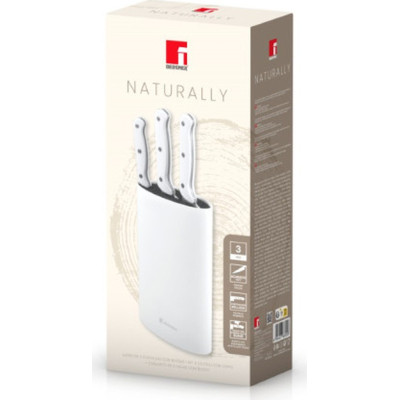 Набор ножей Bergner Naturally, 4 предмети, білий (BG-39245-WH) Винница - изображение 7