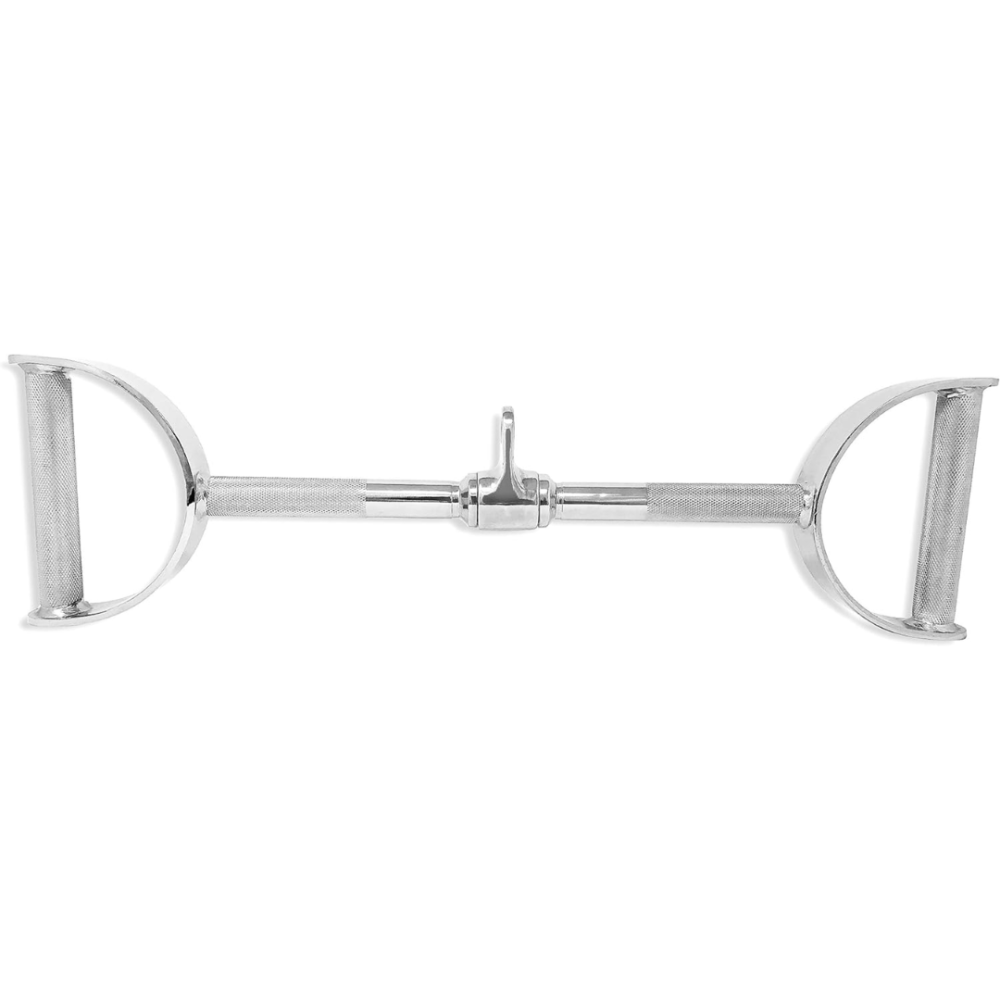 Ручка для верхньої тяги York Fitness 60см з паралельним хватом пряма, хром Киев - изображение 4