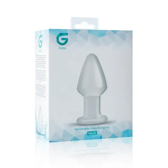 Скляна анальна пробка Gildo Glass Buttplug No. 25 Львів