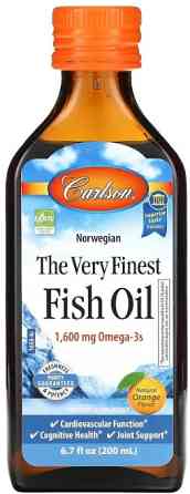 Рибя'чий жир Carlson Fish Oil 200 мл апельсин Київ