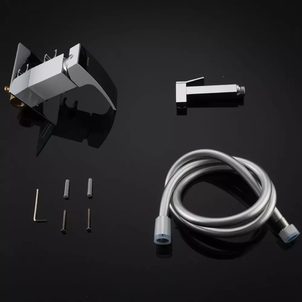 Гігієнічний душ прихованого монтажу GAPPO G7207-8 білий/хром Київ - фото 4