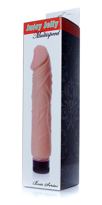 Вібратор Boss Series - Juicy Jelly Multispeed Skin, (довжина 22 см, діаметр 4 см) BS6700074 Sex Aura Київ - фото 7
