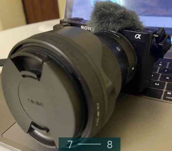 Камера с Обьективом: SONY ZV-E10 , Sigma AF 16mm. F/1.4 DC DN. Киев