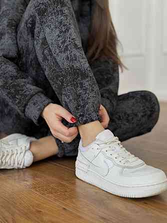 Теплый костюм женский мраморный принт на флисе Черный XXL/XXXL Харьков