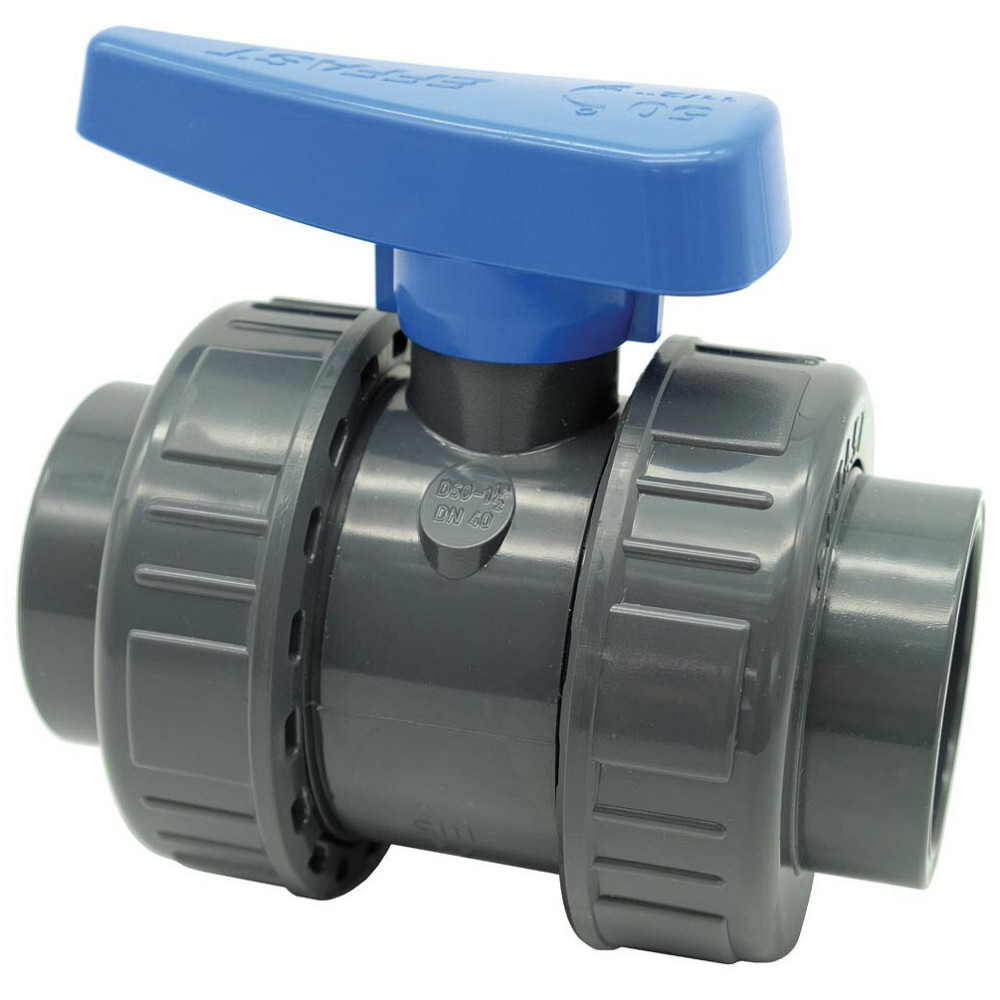 Кран кульовий ПВХ Effast з внутрішньою різьбою, d4" Київ - фото 1