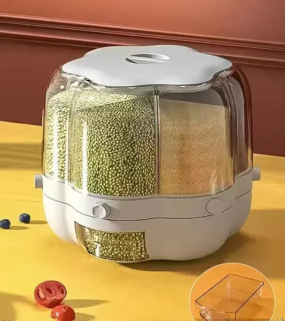 Фигурный органайзер для круп с дозатором 8 л Коломия - фото 3