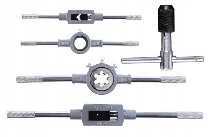 Набір мітчиків та плашок М2-М18 110 предметів, метричне різьблення JBC-M110-1 Одеса - фото 7