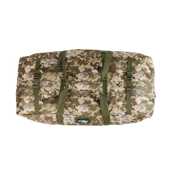 Сумка тактична 100л. Kiborg Military bag Pixel ММ14. Велика армійська сумка транспортна піксель Київ